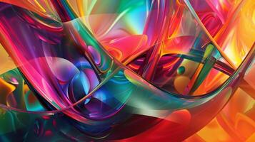 abstrait toile de fond avec vibrant multicolore photo