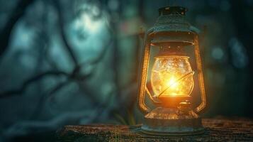 antique lanterne embrasé illuminé histoire photo