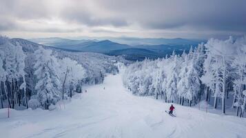 magnifique hiver la nature paysage incroyable Montagne photo