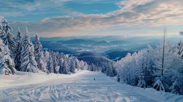 magnifique hiver la nature paysage incroyable Montagne photo