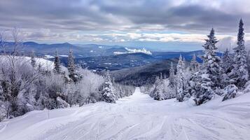 magnifique hiver la nature paysage incroyable Montagne photo