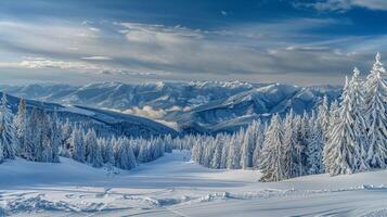 magnifique hiver la nature paysage incroyable Montagne photo