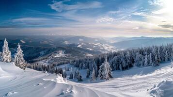 magnifique hiver la nature paysage incroyable Montagne photo