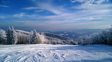 magnifique hiver la nature paysage incroyable Montagne photo