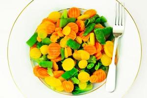 légumes vapeur pommes de terre, carottes, chou-fleur, brocoli