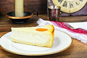cheesecake aux abricots photo