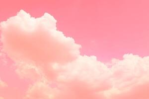 pastel ciel des nuages arrière-plan, rose ciel Contexte photo