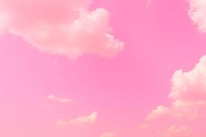 rose ciel des nuages arrière-plan, pastel ciel Contexte photo