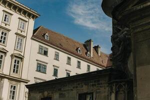 incroyable vue de Vienne vieux ville dans une ensoleillé journée. Voyage destination dans L'Autriche. photo