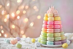 arc en ciel macaron la tour photo