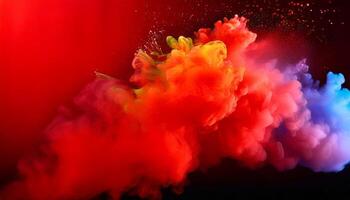 coloré fumée arrière-plan, art, la magie explosion photo