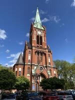 église de le béni vierge Marie, reine de Pologne, swiebodzine photo