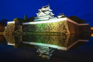 kishiwada château, une Japonais Château situé dans kishiwada ville, Osaka, Japon. photo