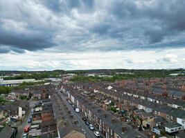 haute angle vue de stock-sur-rent ville de Angleterre, génial grande-bretagne. mai 4ème, 2024 photo