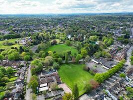 haute angle vue de Wolverhampton ville de métropolitain arrondissement dans le Ouest les Midlands, Angleterre, uni Royaume. mai 4ème, 2024 photo