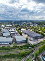 aérien vue de Nottingham ville centre près rivière Trente, Angleterre uni Royaume. avril le 26, 2024 photo