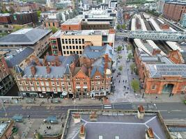 aérien vue de Nottingham ville centre près rivière Trente, Angleterre uni Royaume. avril le 26, 2024 photo