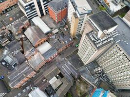 aérien vue de central Nottingham ville de Angleterre Royaume-Uni. avril le 26, 2024 photo