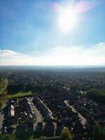 aérien vue de central nordampton ville de le Northamptonshire, Angleterre uni Royaume. octobre 25, 2023 photo