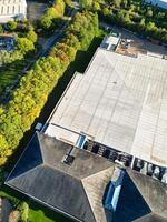 aérien vue de central nordampton ville de le Northamptonshire, Angleterre uni Royaume. octobre 25, 2023 photo