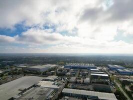 aérien vue de central nordampton ville de le Northamptonshire, Angleterre uni Royaume. octobre 25, 2023 photo