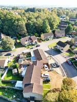 aérien vue de central nordampton ville de le Northamptonshire, Angleterre uni Royaume. octobre 25, 2023 photo