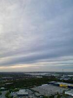 aérien vue de central Dartford Londres ville de Angleterre uni Royaume, avril 14ème, 2024 photo