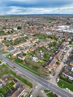 aérien vue de central Aylesbury ville de Angleterre uni Royaume. avril 1er, 2024 photo