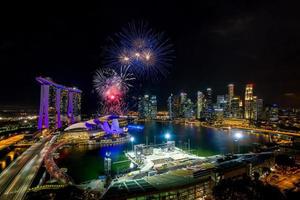 Skyline du centre-ville de Singapour photo