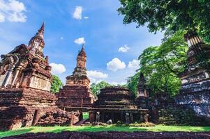 culturel Repères le historique émeraude ancien ville est un ancien civilisation dans sukhothai Province dans Thaïlande. photo