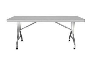 3d le rendu blanc pliant table photo