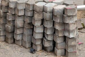 pile de pavage est empilés sur Haut de chaque autre photo