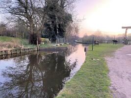 une vue de le shropshire syndicat canal à Whitchurch photo