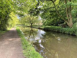 une vue de le shropshire syndicat canal près ellesmere photo