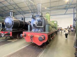 york dans le Royaume-Uni sur 30 Mars 2024. une vue de une locomotive dans le nationale chemin de fer musée photo