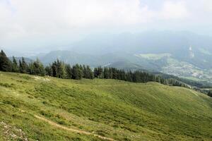 une vue de le autrichien campagne à st gilgen photo