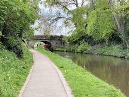 une vue de le shropshire syndicat canal près ellesmere photo