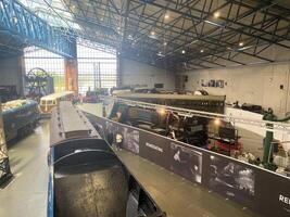 york dans le Royaume-Uni sur 30 Mars 2024. une vue de une locomotive dans le nationale chemin de fer musée photo