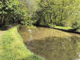 une vue de le shropshire syndicat canal près ellesmere photo