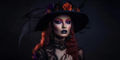 ai généré mode photo pour Halloween génératif ai