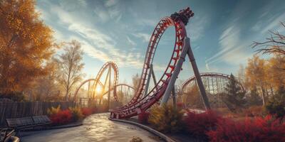 groupe électrogène Coaster contre le ciel ive ai photo