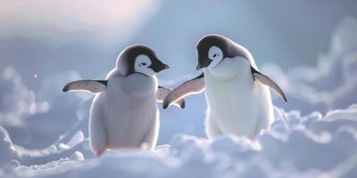 pingouins dans Arctique faune photo