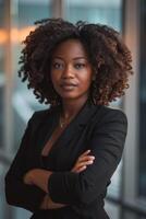 femme d'affaires afro-américaine photo