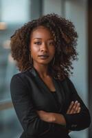 femme d'affaires afro-américaine photo