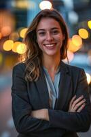 femme d'affaires dans Bureau portrait photo