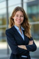 femme d'affaires dans Bureau portrait photo