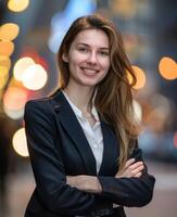 femme d'affaires dans Bureau portrait photo