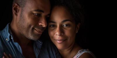 couple dans l'amour fermer portrait photo