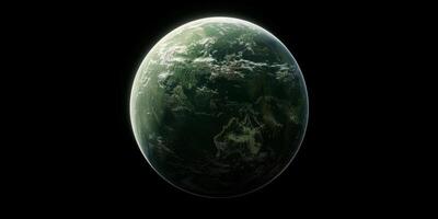 exoplanète dans espace photo
