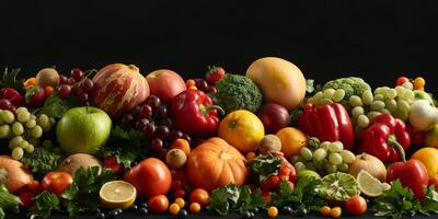 des fruits et des légumes assorti photo